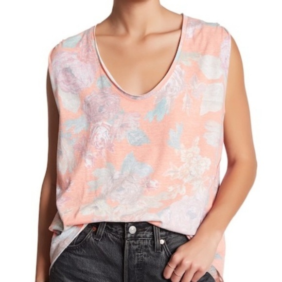 Free People Tops - Free People We the Free Gardenia Hi-Lo Tee